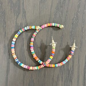 Kendra Scott colorful Reece Hoop earrings